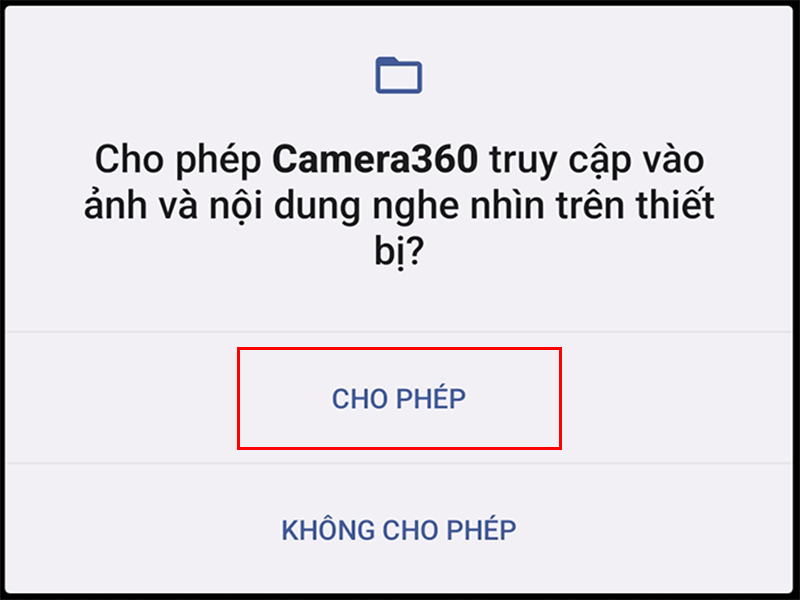 Cách lưu ảnh từ Camera 360 vào album trên iPhone, điện thoại Android